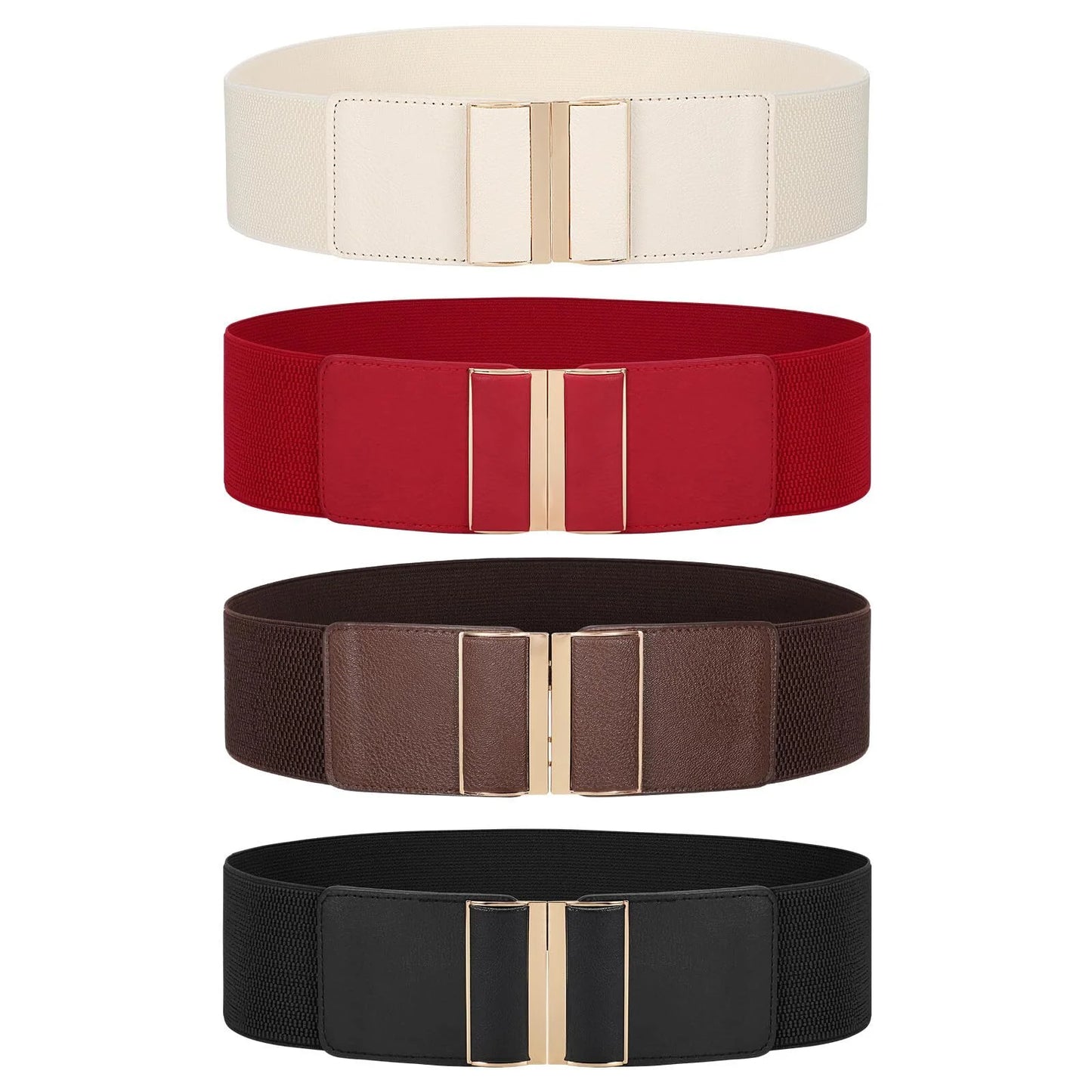 Women Wide Elastic Belt Stretchy Thick Belts for Women Dresses Ladies Waist Belts